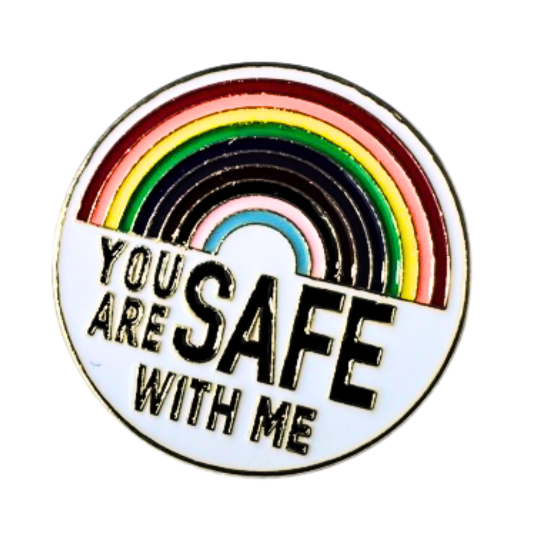 You are safe with me ally pin.