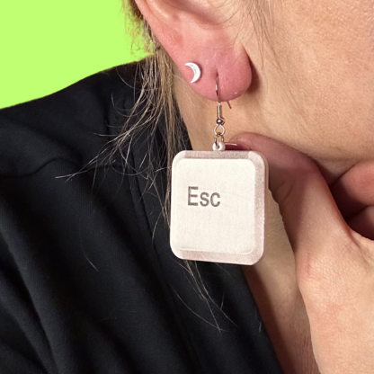 ESC key earring