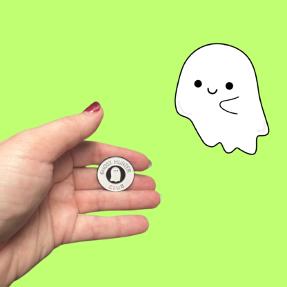 Ghost hunter club pin