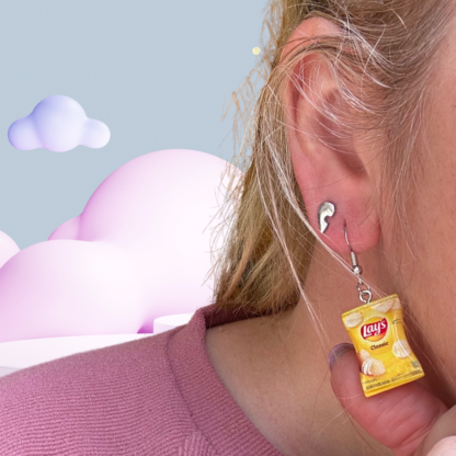 Potato Chip Earrings