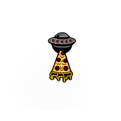 Pizza Beam Spaceship Pin