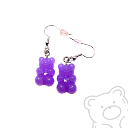 purple opaque gummy bear