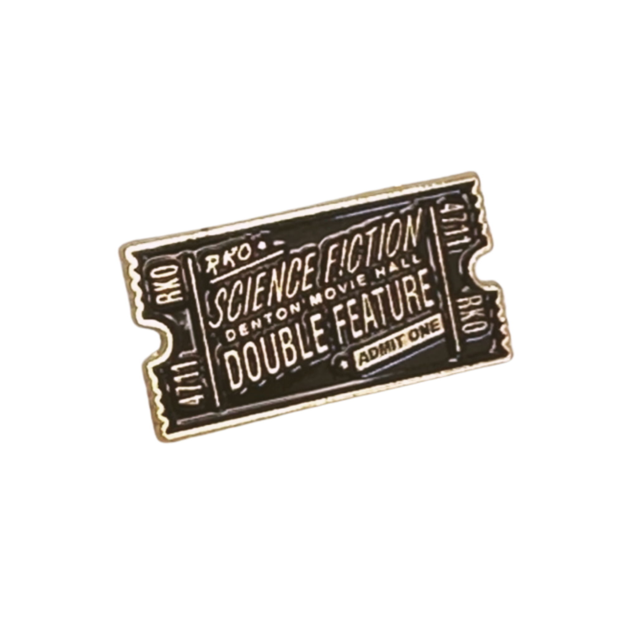 Science Fiction Double Feature pin