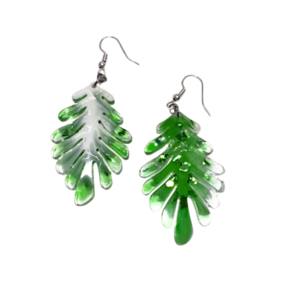 Monstera Leaf earrings