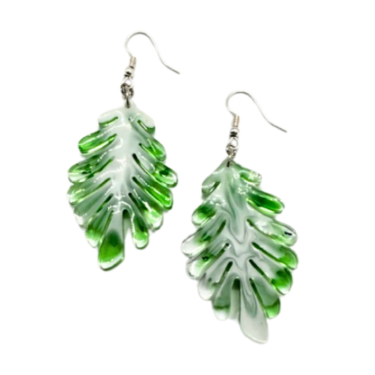 Monstera Leaf earrings