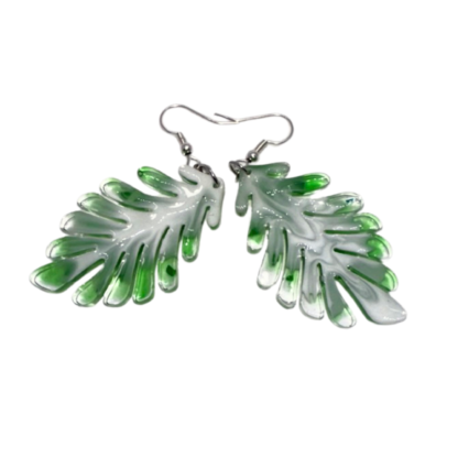 Monstera Leaf earrings